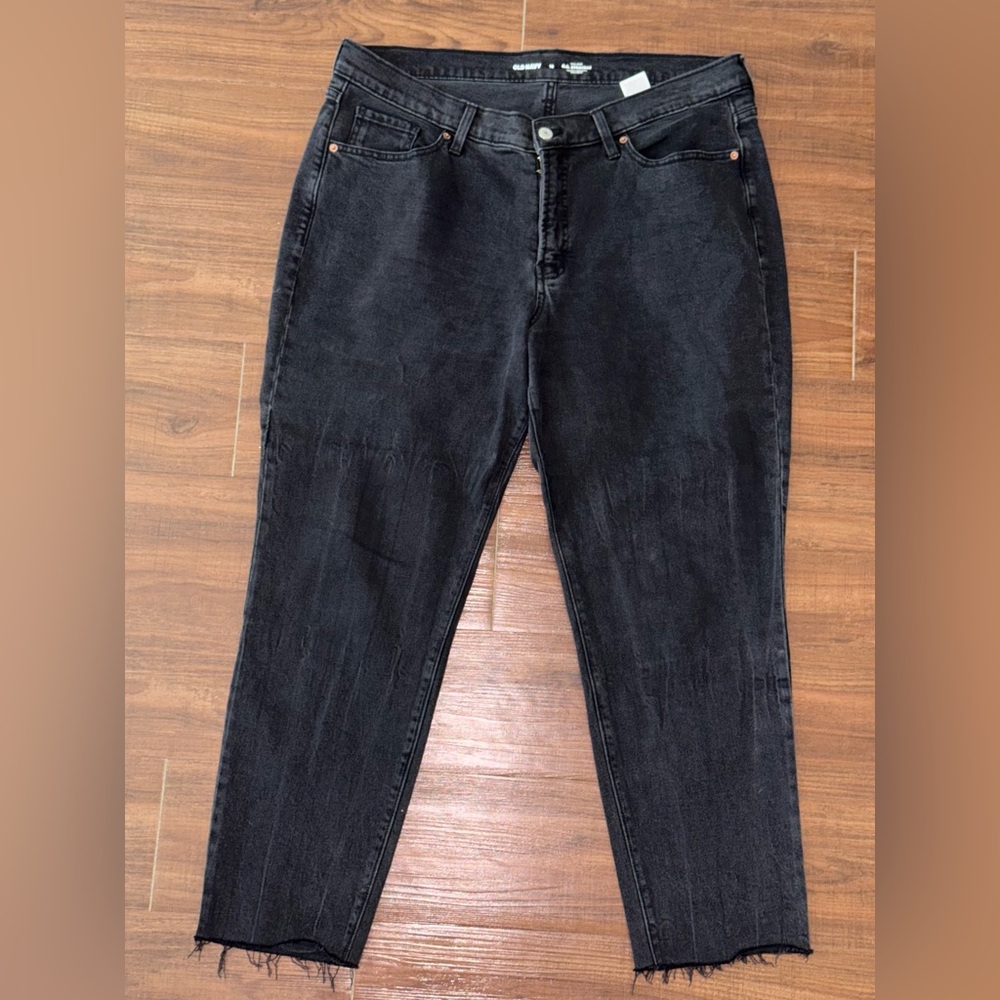 Black High Wasted Jeans Size 16